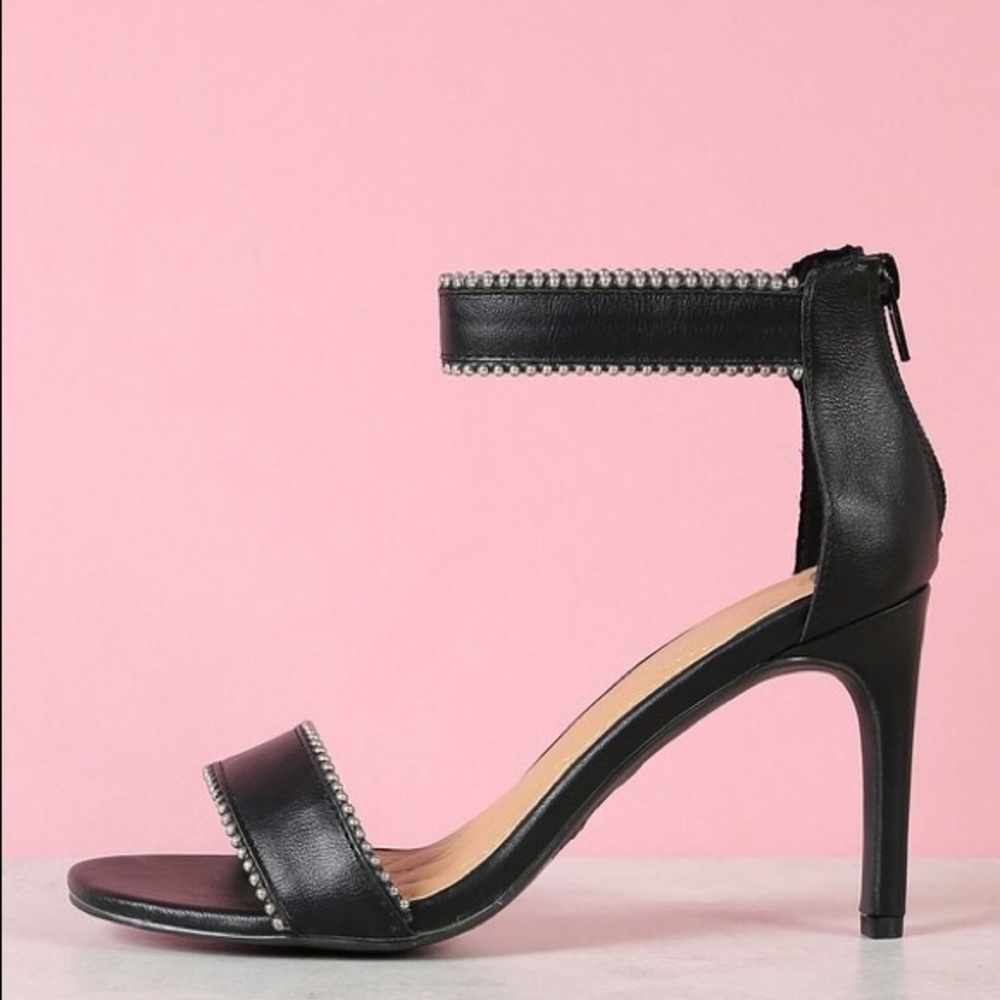 Black & Studded Stiletto